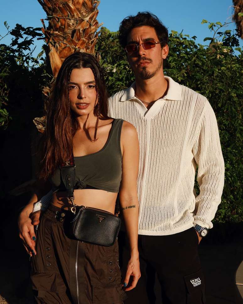 Giovanna Lancellotti e Gabriel David, seu namorado