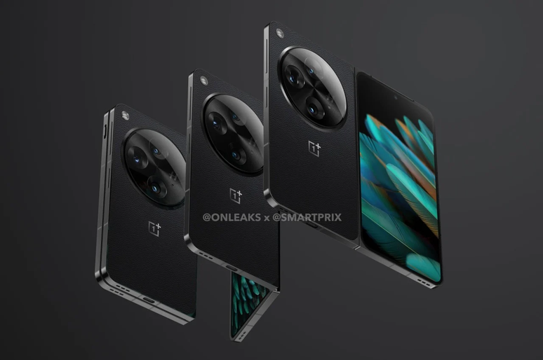 The OnePlus Open's leaked design reinforces an identical look to the OPPO Find N3's leaked schematic (Image: Onleaks/Smartprix)
