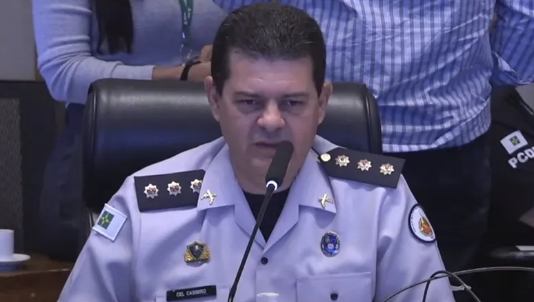 Coronel Marcelo Casimiro Vasconcelos Rodrigues, também alvo da operação