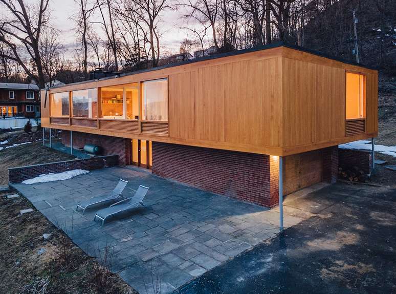 The Philip Johnson Wolfhouse, USA.
