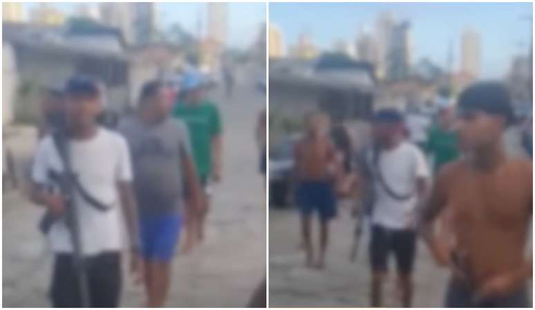 Em vídeo que viralizou na internet em junho, "Jeffinho" aparece exibindo um fuzil em plena luz do dia, junto com outros comparsas armados