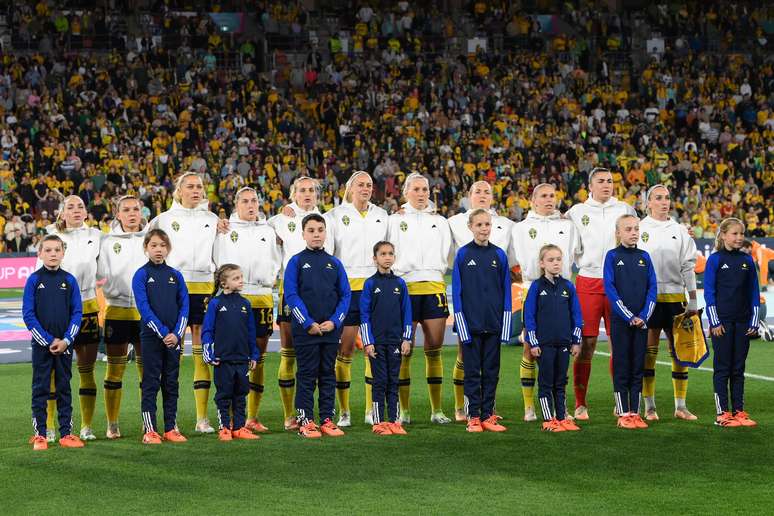 Seleção sueca, terceiro lugar no Mundial Feminino (Photo by Bradley Kanaris/Getty Images)