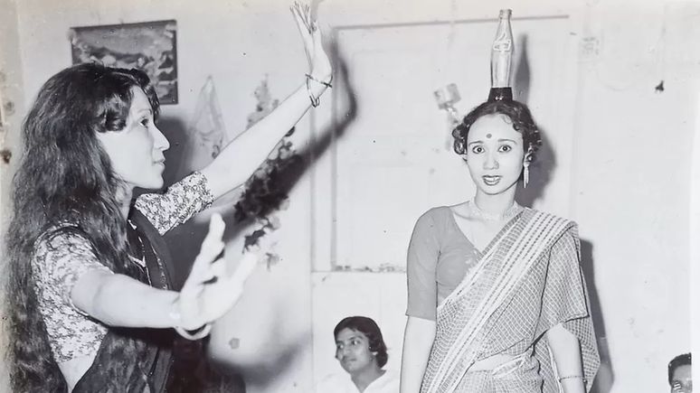 O kotha da Casa do Congresso Nacional Indiano em Mumbai (oeste da &Iacute;ndia), na d&eacute;cada de 1980