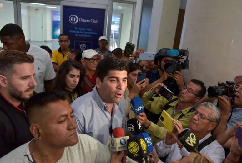 Candidato presidencial do Equador Otto Sonnenholzner
14/08/2023
REUTERS/Vicente Gaibor del Pino