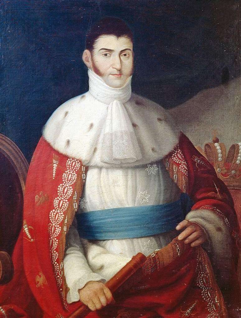 Agust&iacute;n de Iturbide (1783-1824) autoproclamou-se imperador do M&eacute;xico, mas reinou apenas por alguns meses
