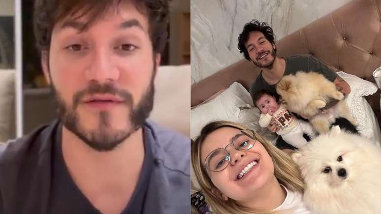 Eliezer e Viih Tube com a filha, Lua. Reprodução/ Instagram