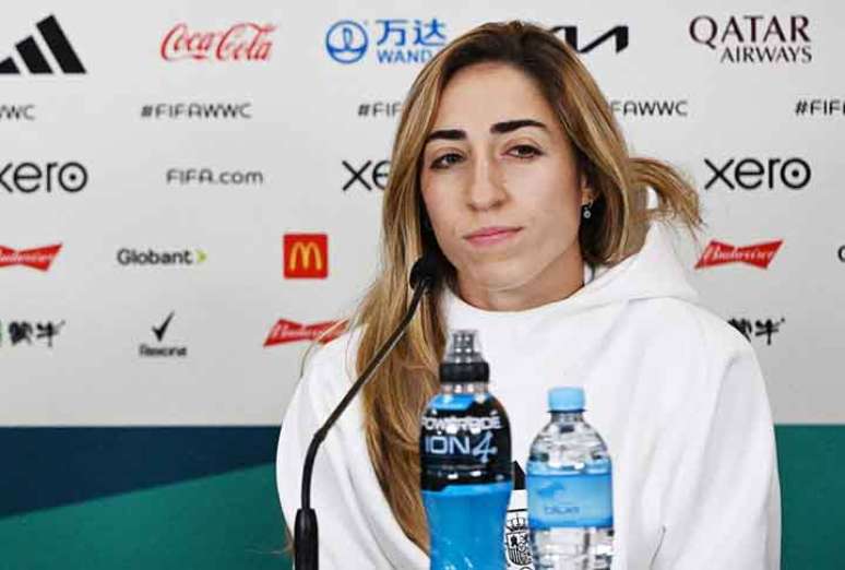 Olga Carmona marcou o gol do título da Espanha, porém perdeu seu pai neste domingo  SAEED KHAN/AFP via Getty Images)