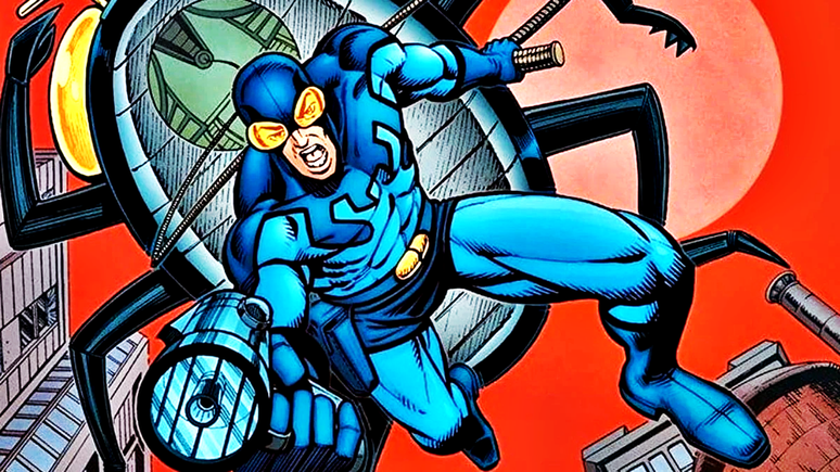 Ted Kord é o Besouro Azul mais lembrado, mesmo após a morte dele, em 2006; em agora, com seu retorno em anos recentes (Imagem: Reprodução/DC Comics)