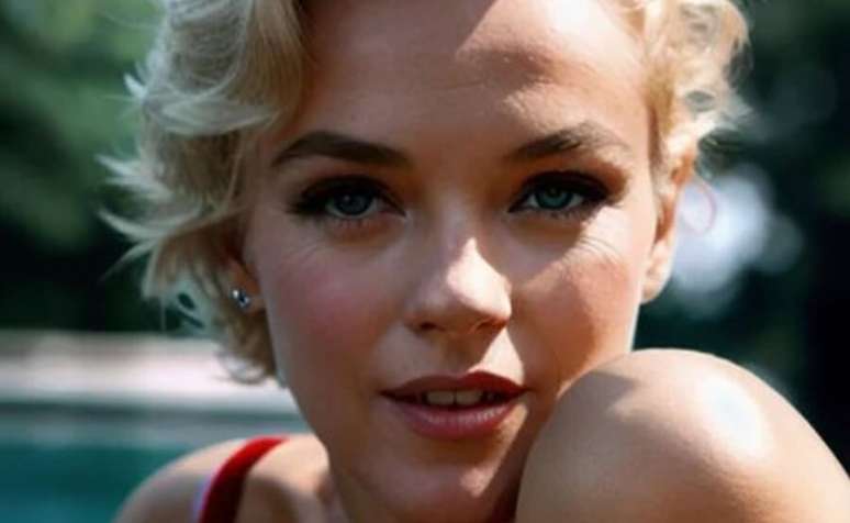 Marilyn Monroe criada pela IA