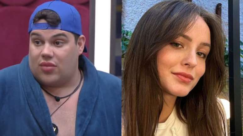 Erick Ricarte e Larissa Manoela. Reprodução/ Record e Instagram