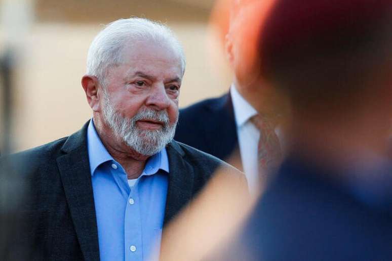 Presidente Luiz Inácio Lula da Silva durante cerimônia de posse do presidente paraguaio, em Luque, Paraguai
14/08/2023
REUTERS/Cesar Olmedo
