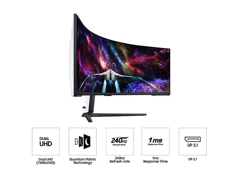 Monitor Samsung oferece máximo desempenho para entusiastas (Imagem: Reprodução/Samsung)