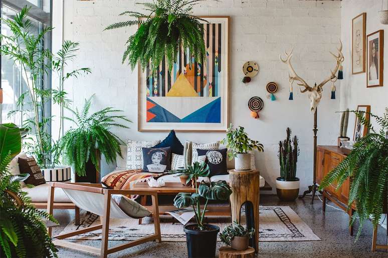 16. Dopamine Decor: plantas trazem sensação de bem-estar, além de purificarem o ambiente – Foto: Unplash