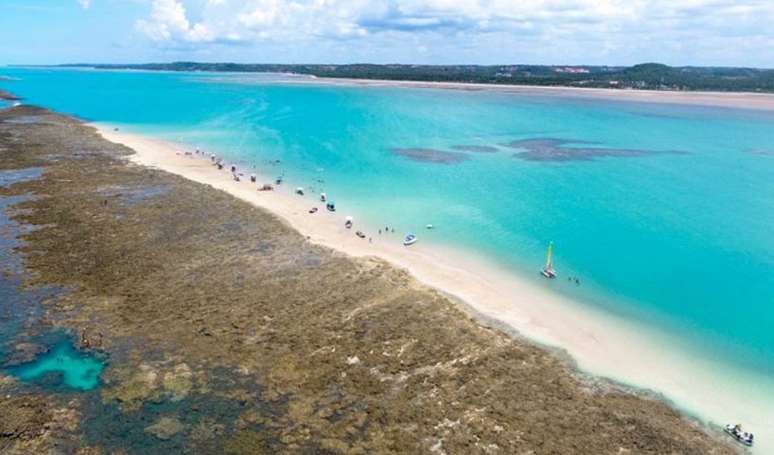 Praia de Maragogi, em Alagoas. 