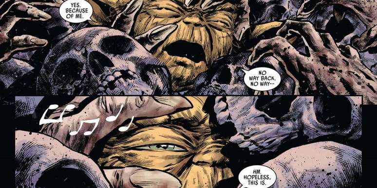 Yoda quase foi consumido pelo seu Lado Sombrio na Caverna de Dagobah (Imagem: Reprodução/Marvel Comics)