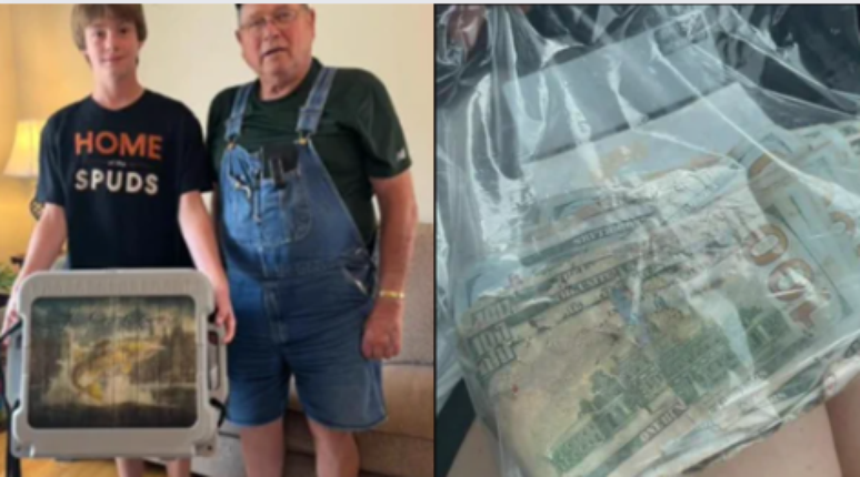 Menino pesca carteira perdida com R$ 9,7 mil e a devolve ao dono nos EUA