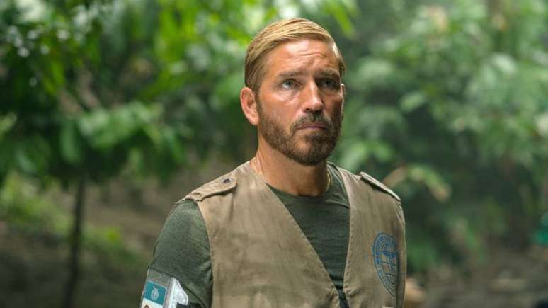 Jim Caviezel em Sound of Freedom.