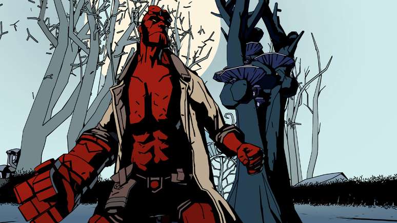 Hellboy: Web of Wyrd chega em 4 de outubro para PC, PS4, PS5, Switch, Xbox One e Xbox Series X/S.