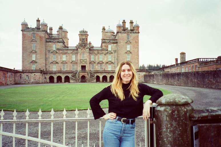 Olivia em Drumlanrig