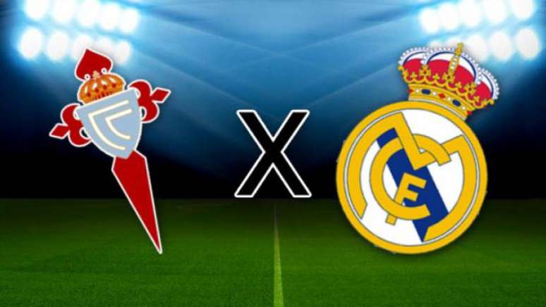 Celta de Vigo e Real Madrid se enfrentam pelo Campeonato Espanhol.