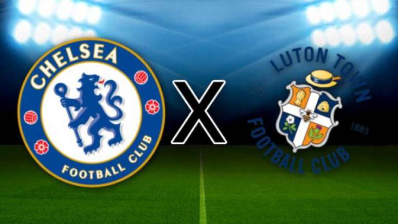 Chelsea e Luton Town se enfrentam pelo Campeonato Inglês.