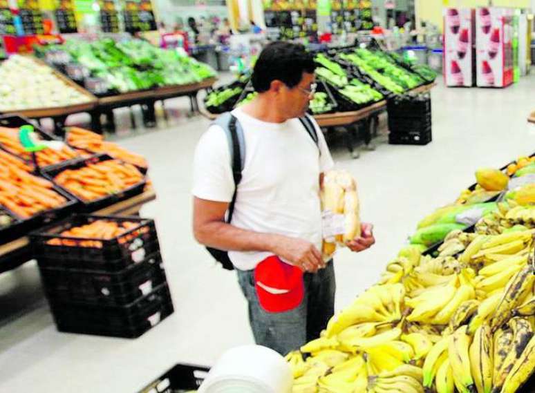 Grupo alimentação e bebidas teve recuo de 0,65% no índice