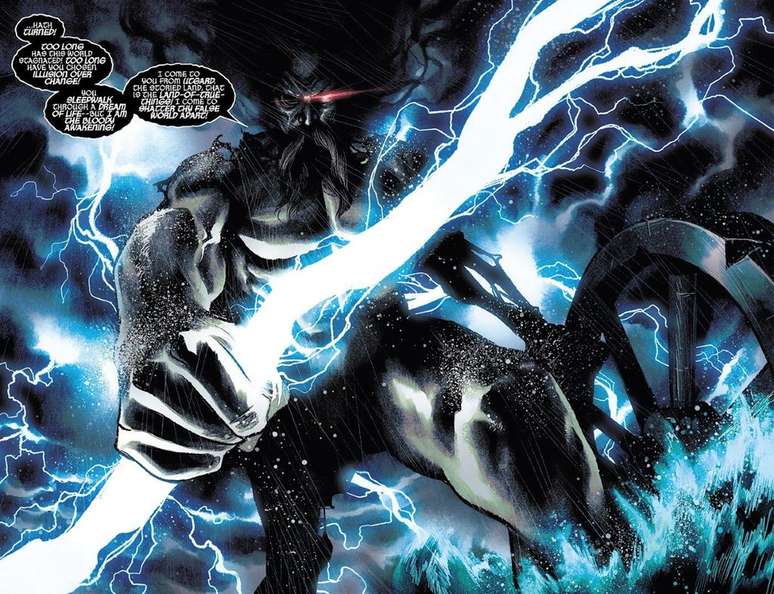 Toranos teria a verdadeira forma do Mjolnir em suas mãos (Imagem: Reprodução/Marvel Comics)