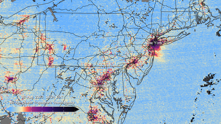 (Imagem: Kel Elkins/NASA's Scientific Visualization Studio)