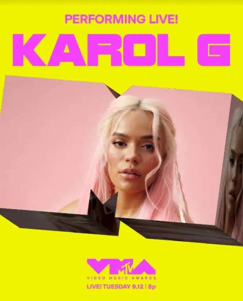 Karol G confirma primeira performance no MTV VMA