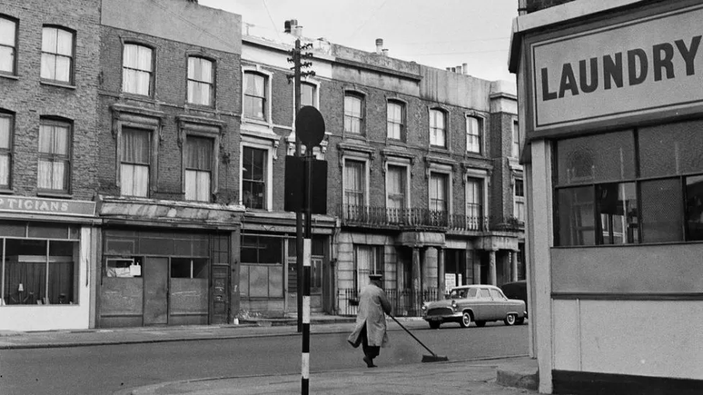 A esquina da rua em Notting Hill, Londres, onde Kelso Cochrane foi atacado