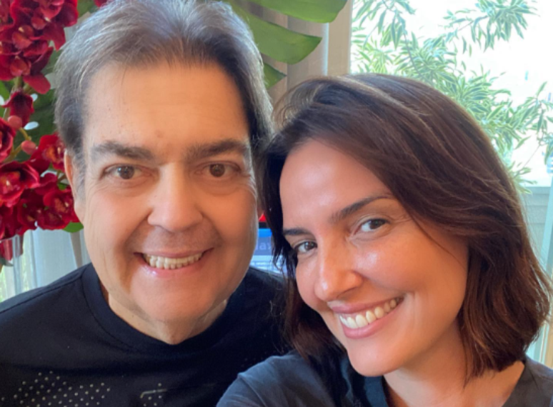 Faustão e a esposa, Luciana Cardoso