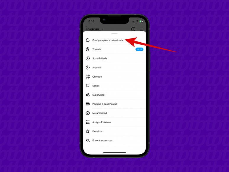 screenshot of the procedure to change the Instagram password using the app screenshot of the procedure to change the Instagram password using the app