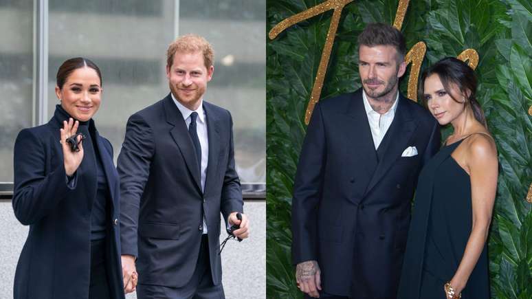 Harry e Meghan rompem amizade com David e Victoria Beckham -