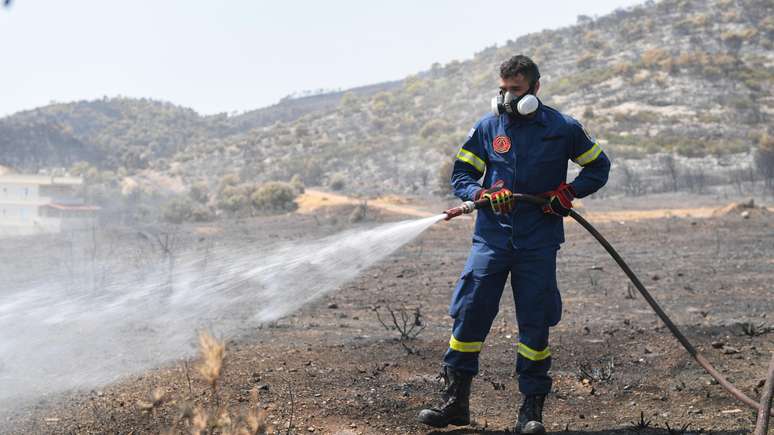 Incêndio florestal Grécia