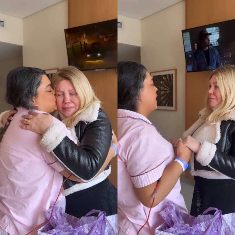 Preta Gil e Simony têm encontro emocionante em hospital; vídeo