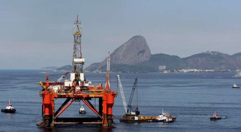 Plataforma de petróleo da Petrobras