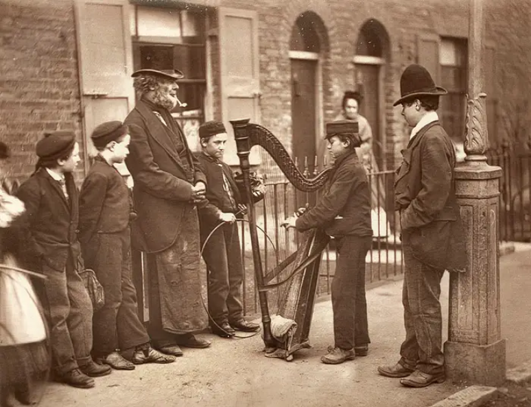 Fotografia da cidade de Londres em 1870