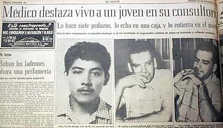 O jornal El Norte deu a notícia do assassinato de Jesús Castillo