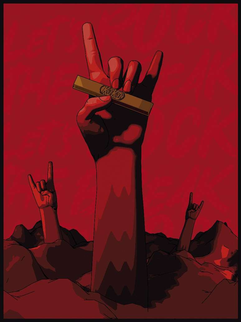 Rock Hand by Vinicius Maia.