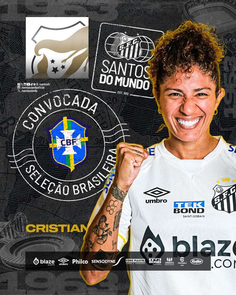 Cristiane retorna a seleção brasileira (Divulgação/Santos FC)