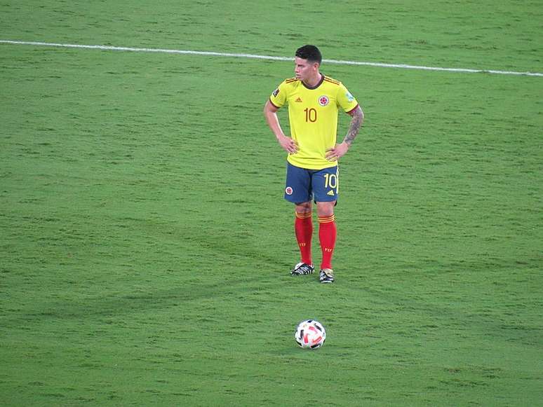 James Rodríguez foi convocado para defender a seleção da Colômbia –