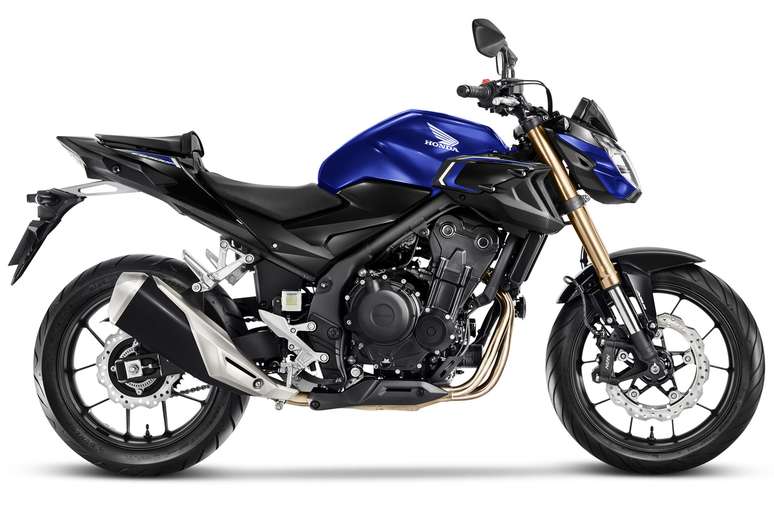 Honda aposta no azul para linha 2024 de CB 500F e CB 500X