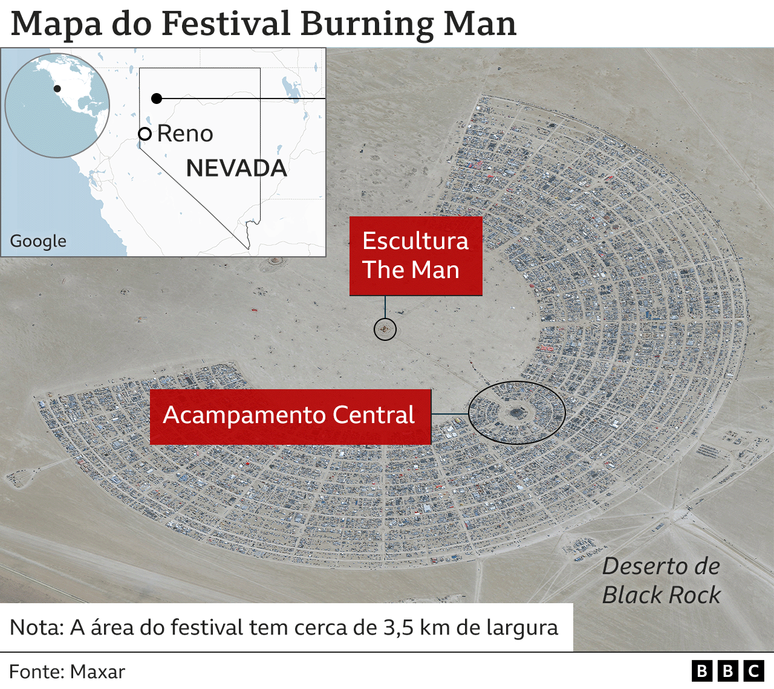 Mapa do festival