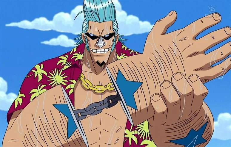 Franky reconstrói o seu corpo para lutar contra o governo em One Piece (Imagem: Reprodução/Toei Animation)