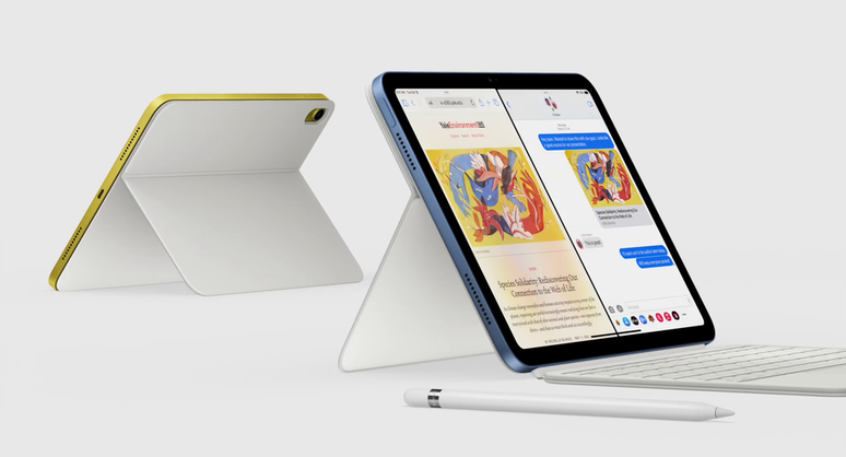 Com iPad 10, Apple já oferece um sistema completo, robusto e refinado para quem busca uma alternativa aos Chromebooks (Imagem: Divulgação/Apple)