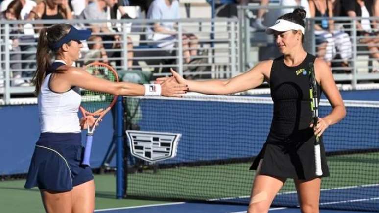 Luisa Stefani se garante na semifinal do US Open ap&oacute;s dois anos