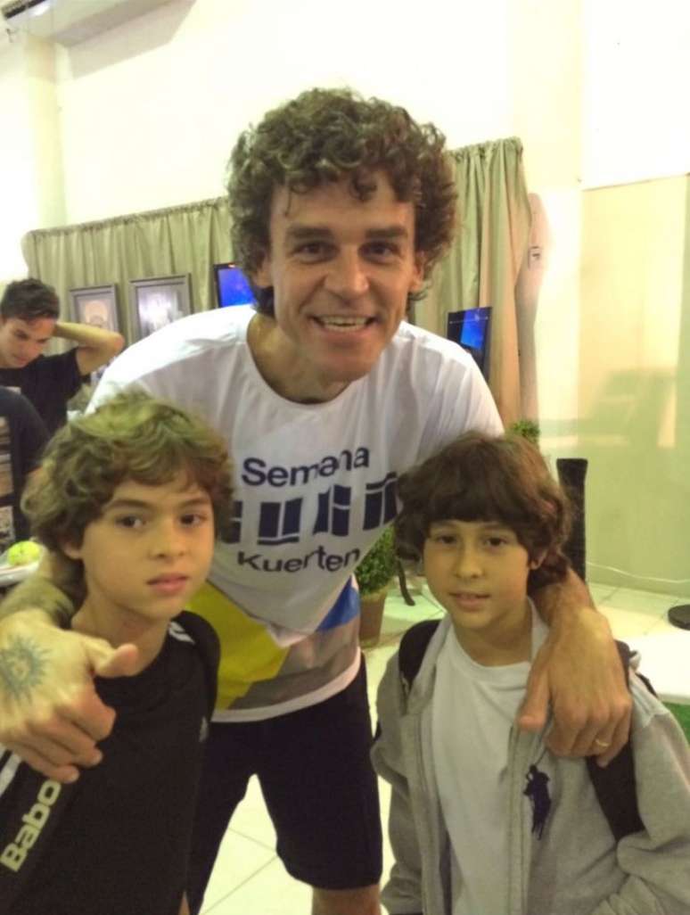 Brothers with Gustavo Kuerten, Guga, considered the greatest tennis player in the history of men's tennis. Brothers with Gustavo Kuerten, Guga, considered the greatest tennis player in the history of men's tennis.