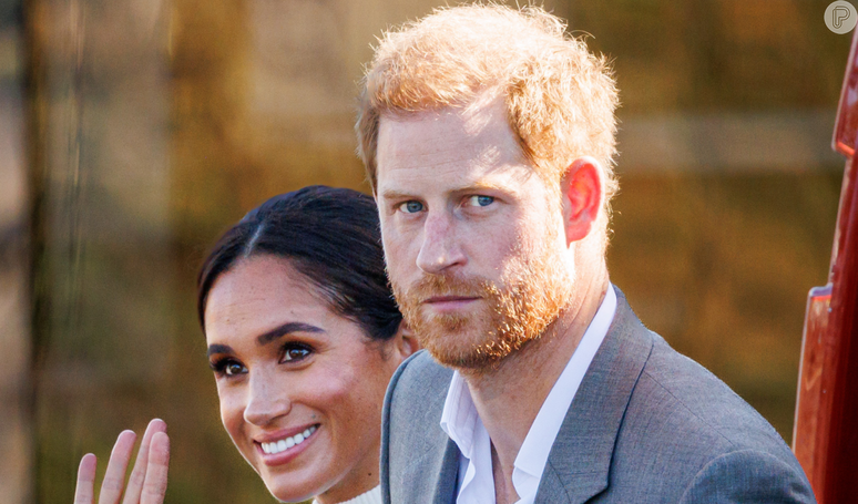 Príncipe Harry faz cara 'de poucos amigos' em rara aparição com Meghan Markle e público dispara: 'Terminaram'. Veja foto! .