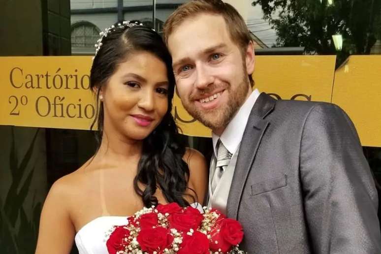 Paul Staehle se casou com Karine, amazonense, e os dois moram nos EUA