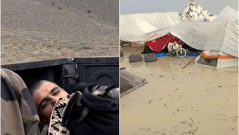 Ap&oacute;s ficar ilhado no Burning Man, DJ Vintage Culture anda mais de 2h para sair do deserto